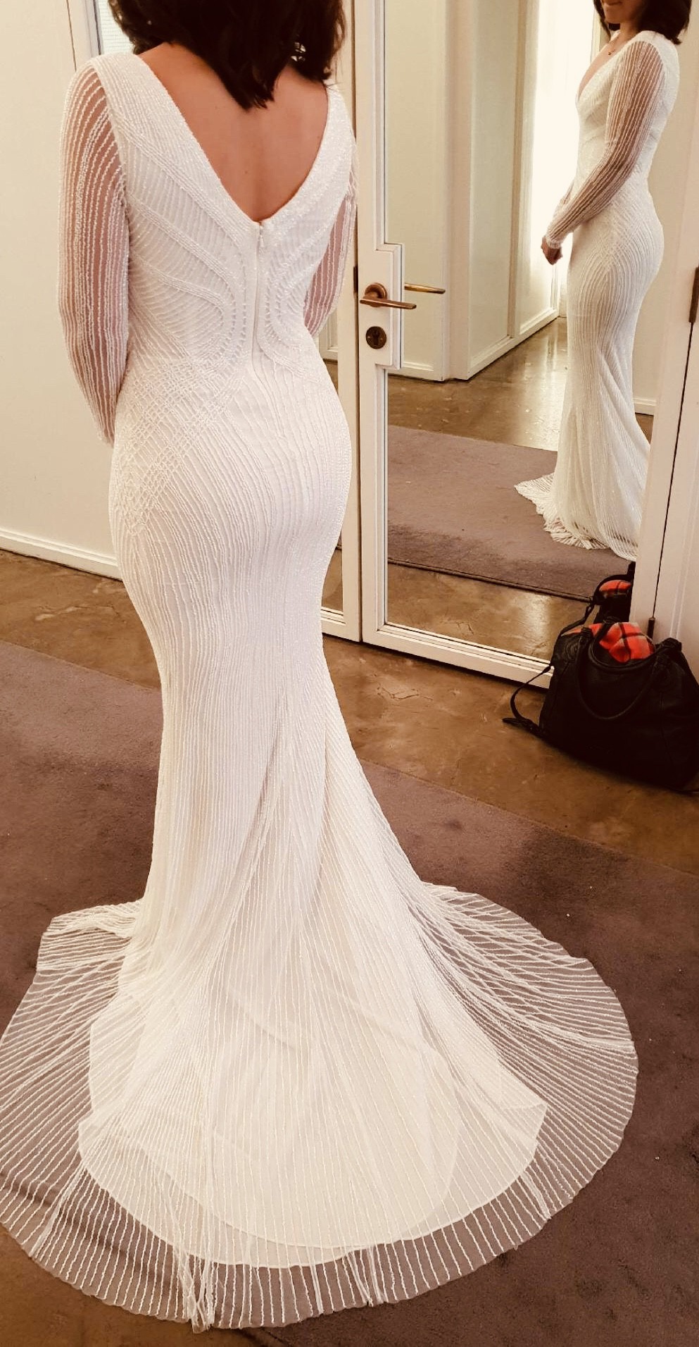 Rachel Gilbert Lyla Sleeve Gown New Wedding Dress Save 52 