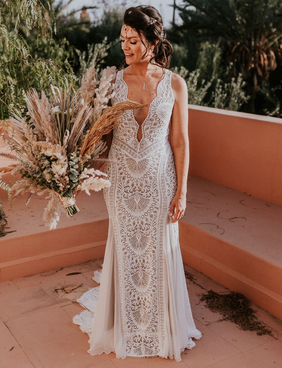 Chelo, Lace Wedding Gown