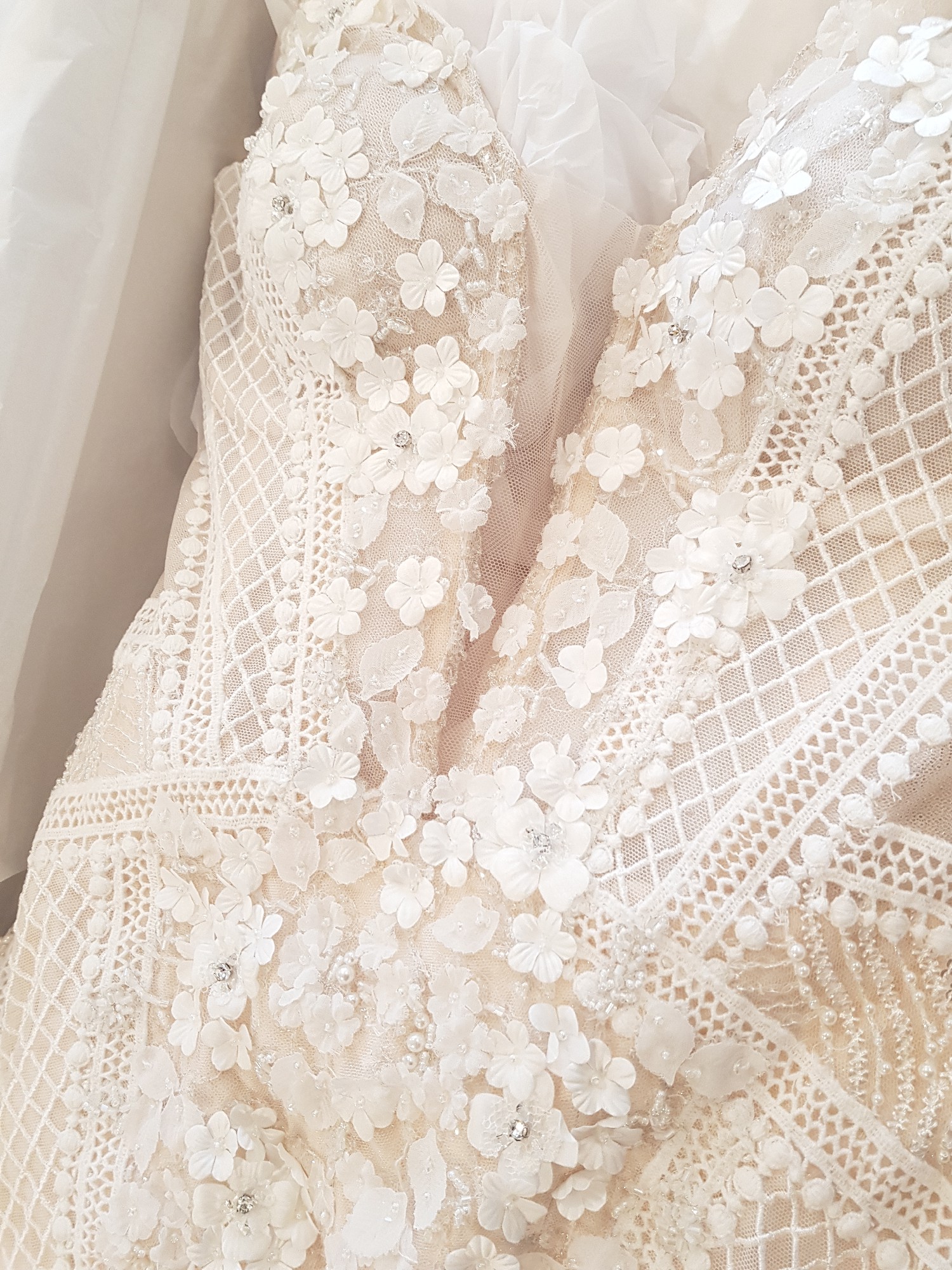 Pallas Couture Custom Made Used Wedding Dress Save 62% - Stillwhite