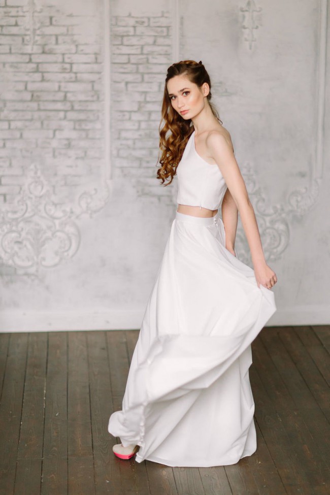 Julia Farhadovna Bekka Chiffon Skirt