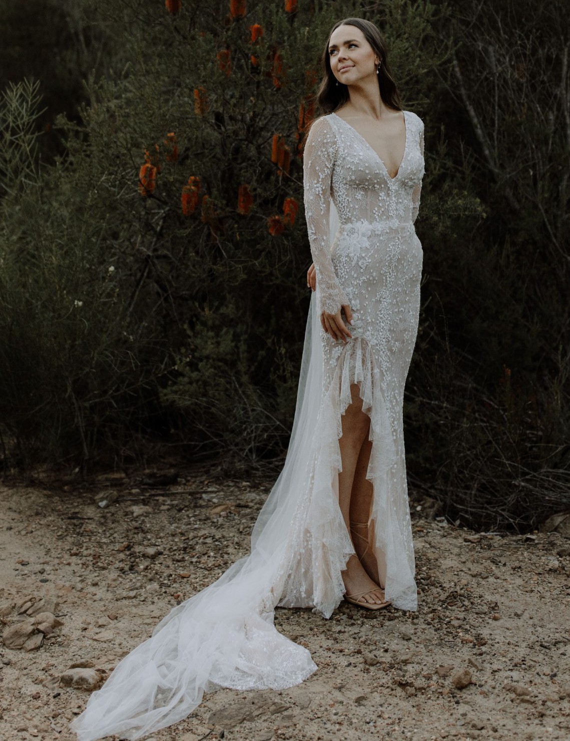 rose wedding dress designer Wedding dress Rose Collection from Inga Ezergale design