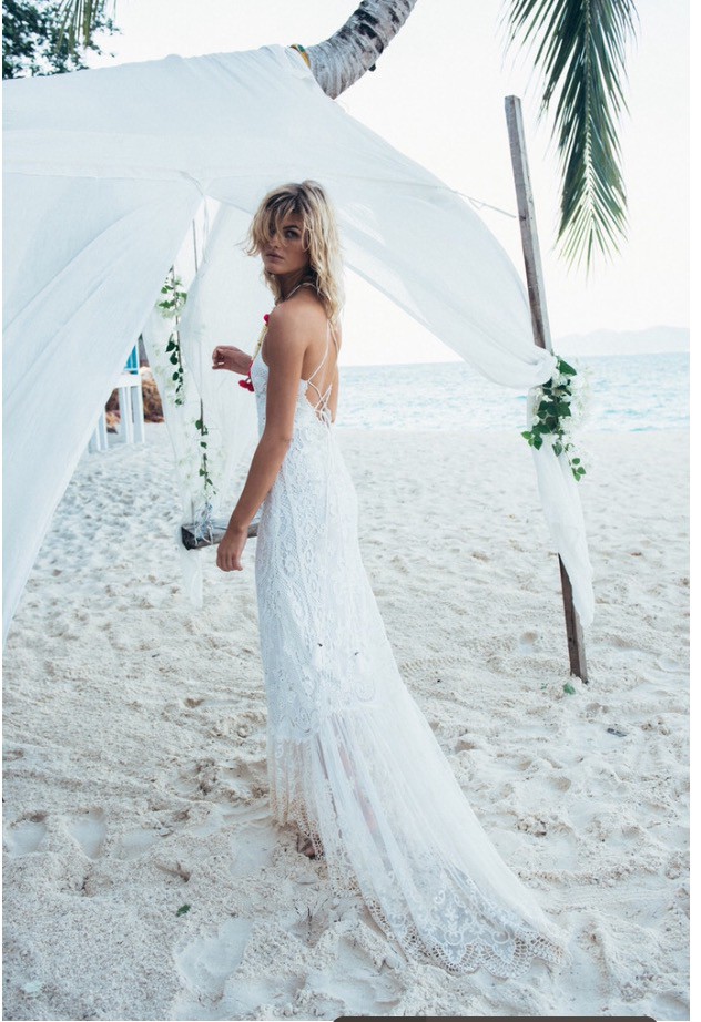 Spell The Gypsy Collective Casablanca Halter Gown New Wedding
