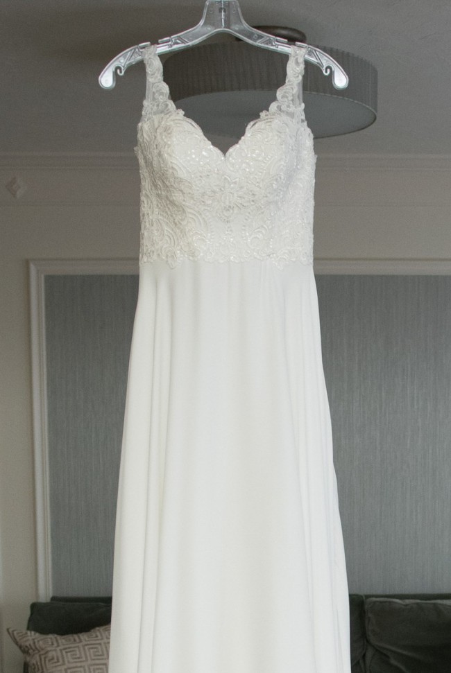 Stella York Flowy Beach Wedding Dress, 6393