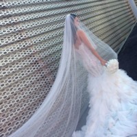 Steven Khalil Custom Used Wedding  Dress  on Sale 50 Off 