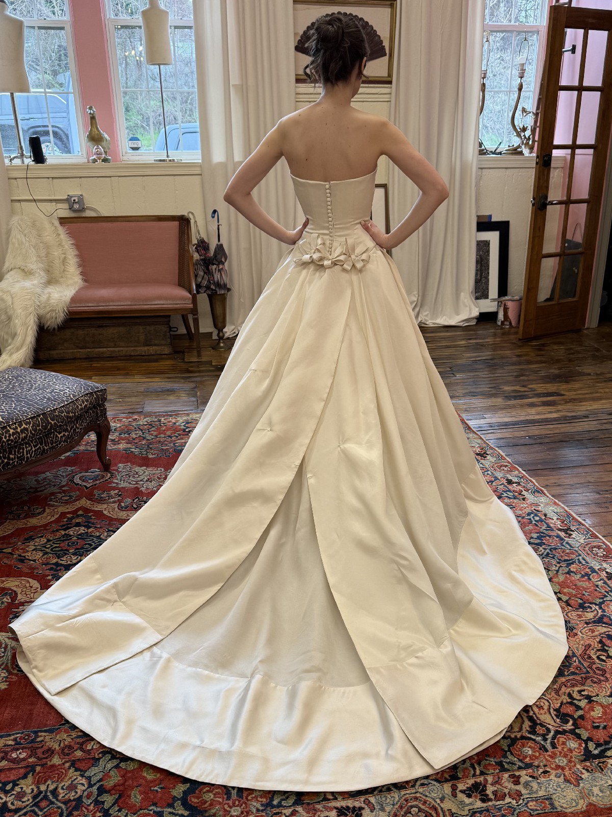 pearl embellished dress IRIS – A & M Enterprises Bridal