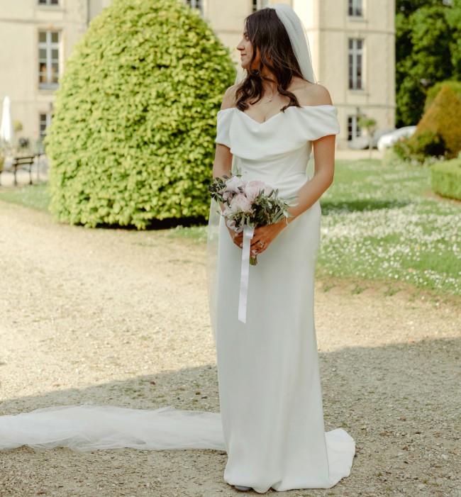 Vivienne Westwood, Long Cocotte - Ivory Heavy Silk Satin Wedding Dress Save  30% - Stillwhite