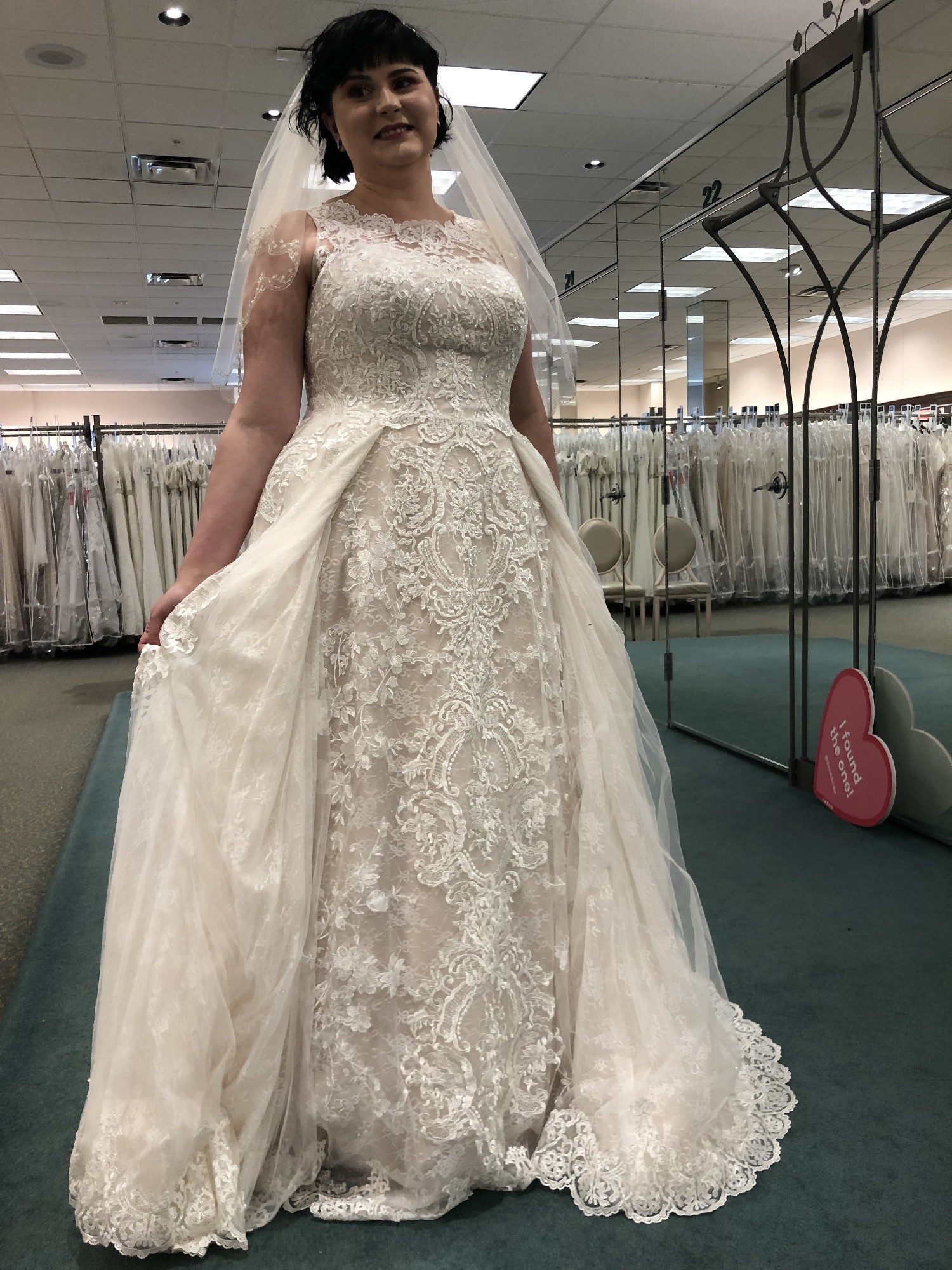 Davids bridal plus outlet size wedding dresses