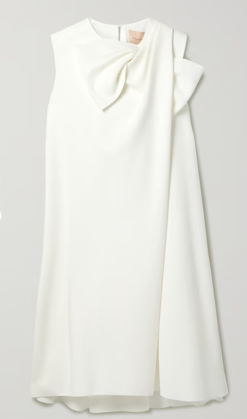 Roksanda Selena bow-embellished crepe mini dress New Wedding Dress Save