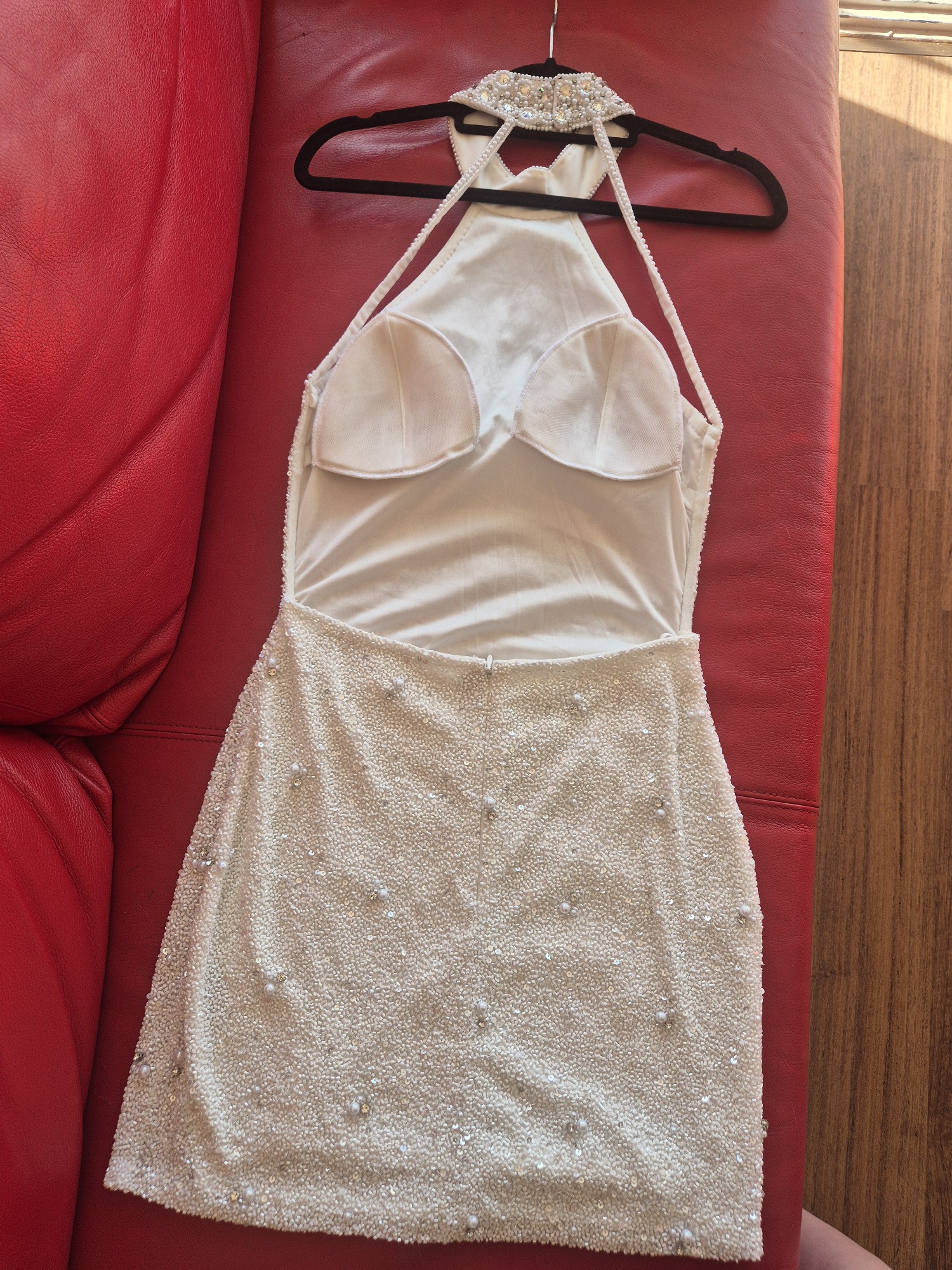 Fraulein Label, Viva Crystal & Pearl Hand-Beaded Mini Dress Wedding Dress  Save 30% - Stillwhite