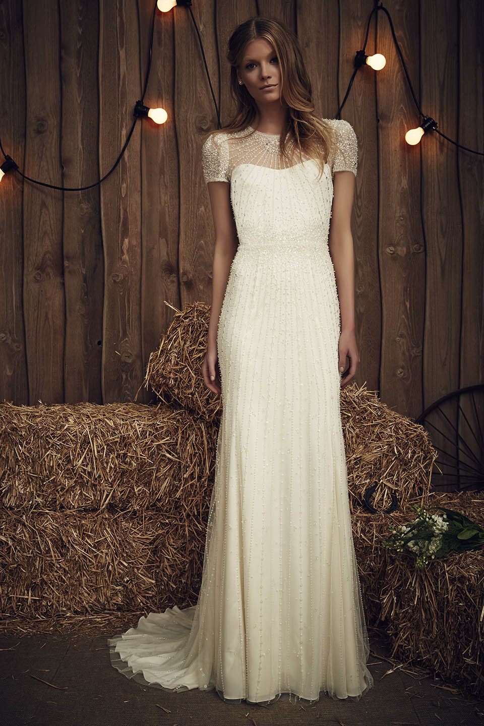 Jenny Packham Dallas  Ivory Used Wedding  Dress  on Sale  48 