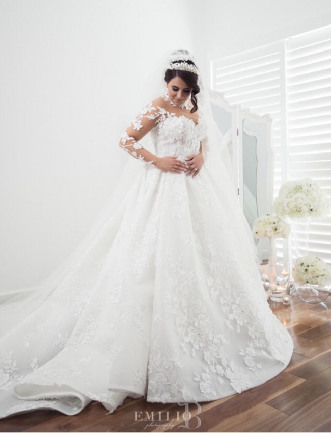 Norma And Lili Bridal Couture Custom Made size 8-10 Used Wedding Dress ...