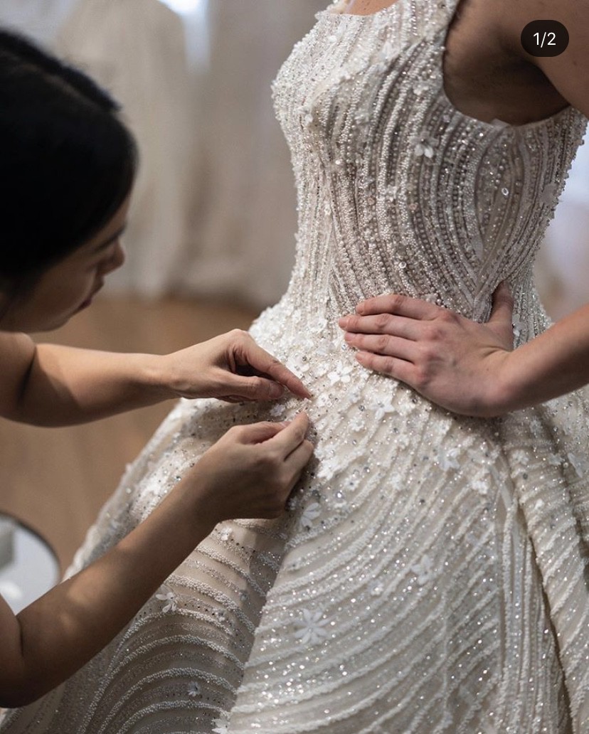 Blanche Bridal Custom Made New Wedding Dress Save 65% - Stillwhite