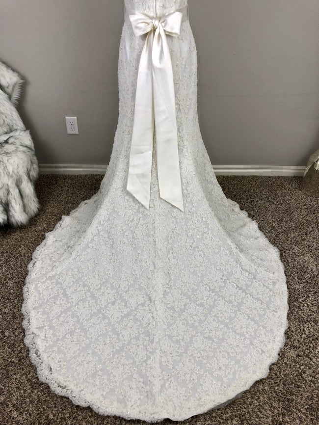 david's bridal backless dress David's Bridal Backless Wedding Dress Sale