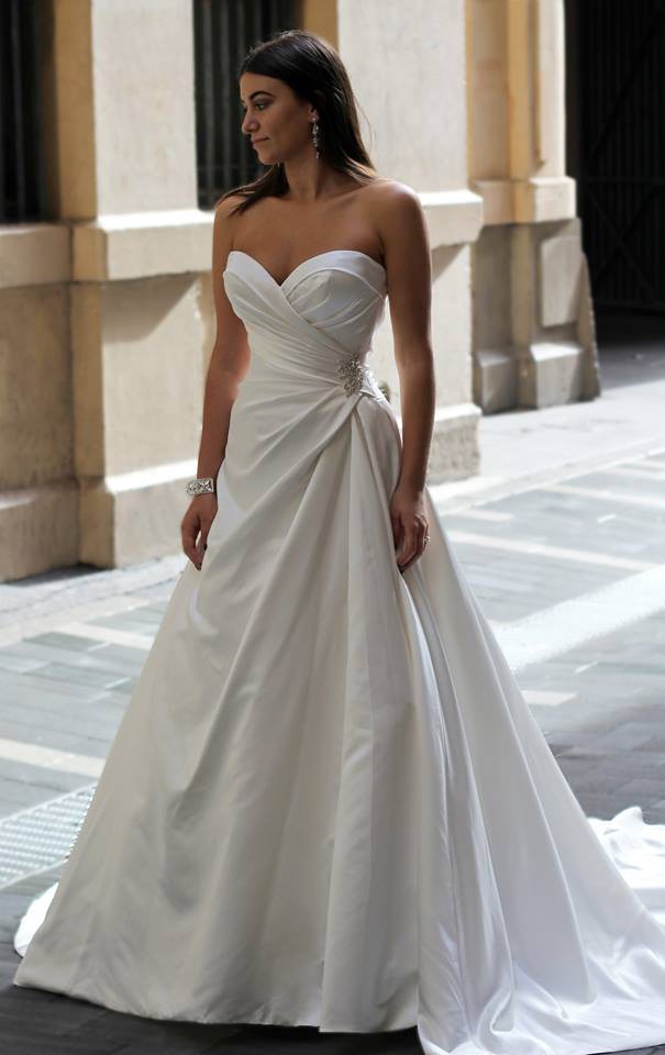 sophia tolli satin wedding dresses