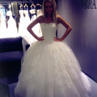 ♡VERA WANG Lisbeth♡スワロ クリスタル♡US4♡総額250万♡
