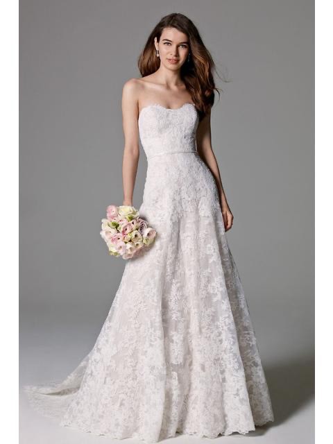 Watters, Adair in Ivory/Almond Preowned Wedding Dress Save 91% - Stillwhite