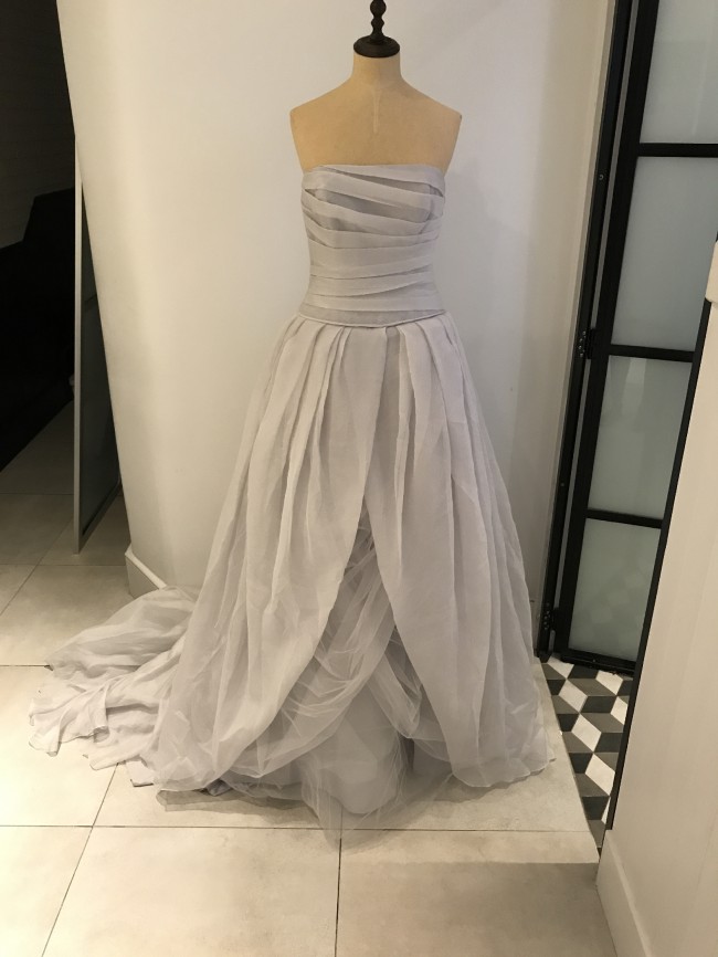 White By Vera Wang Textured Organza Wedding Dress Size 18