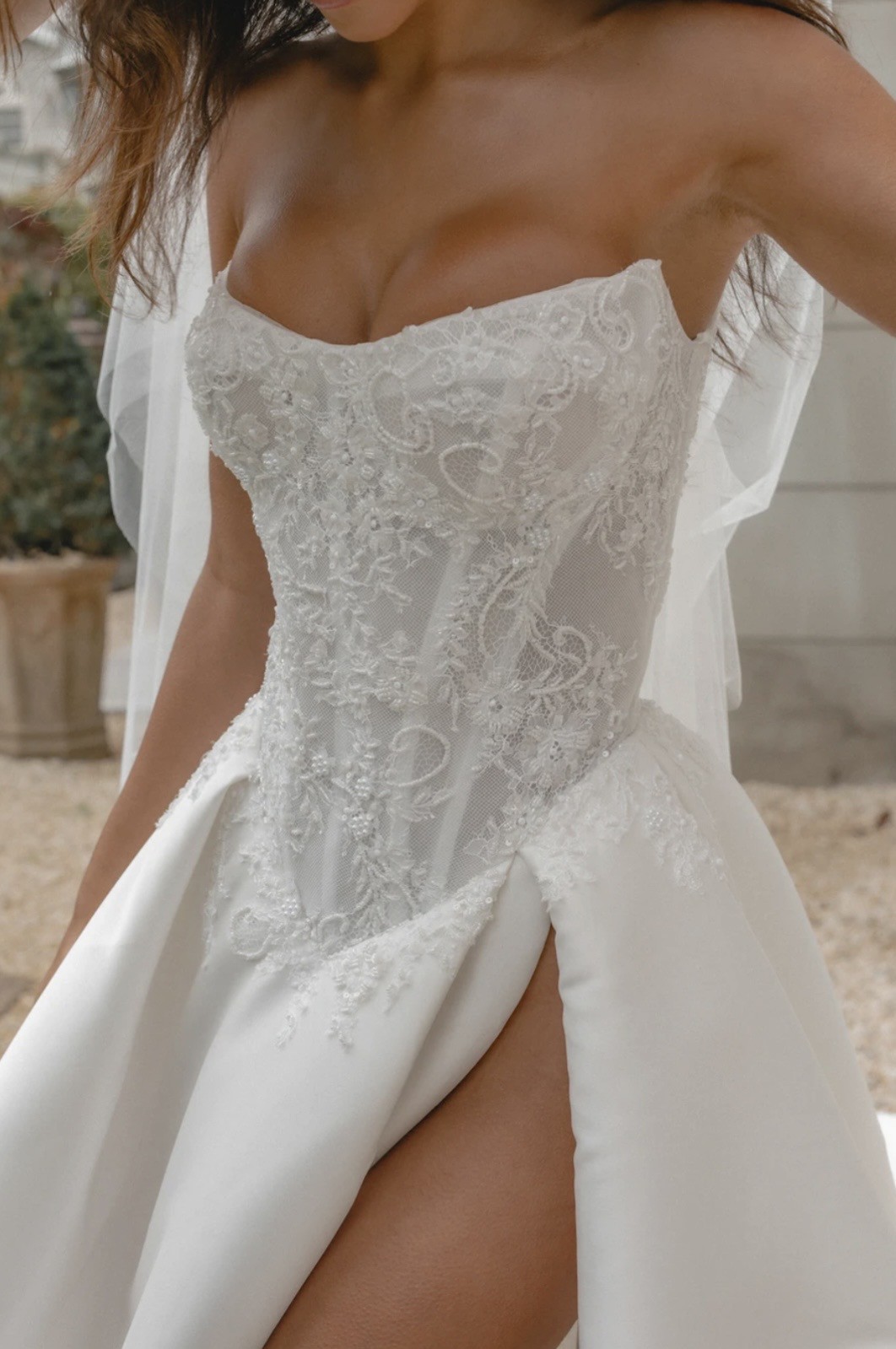 silentium maxi dress in ivory lace SILENTIUM MINI DRESS IN IVORY LACE – DE LA VALI OFFICIAL main image 0