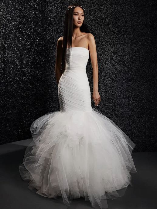 vera wang prom dress Custom Couture Silk Charmeuse Wedding Gown Fashion Vera Wang Prom Dresses