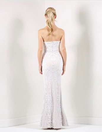 bariano white gown