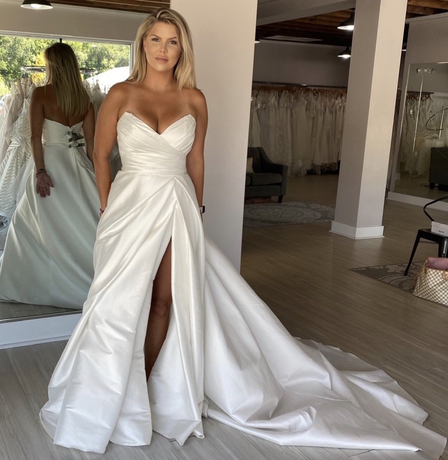 Morilee Erin thigh slit New Wedding Dress Save 29% - Stillwhite
