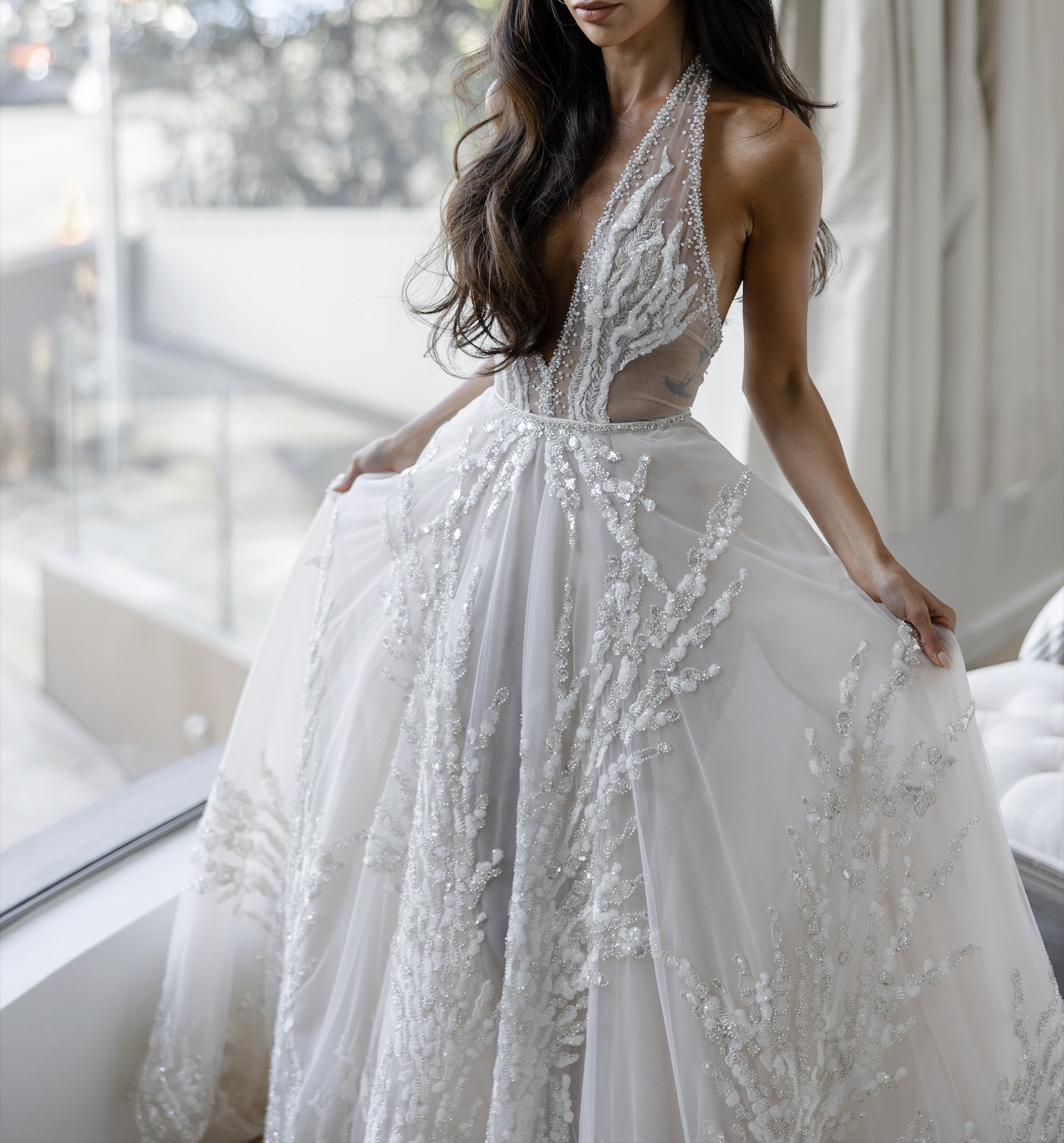Inbal Dror, Custom Made Wedding Dress - Stillwhite Inbal Dror, Custom Made Wedding Dress - Stillwhite