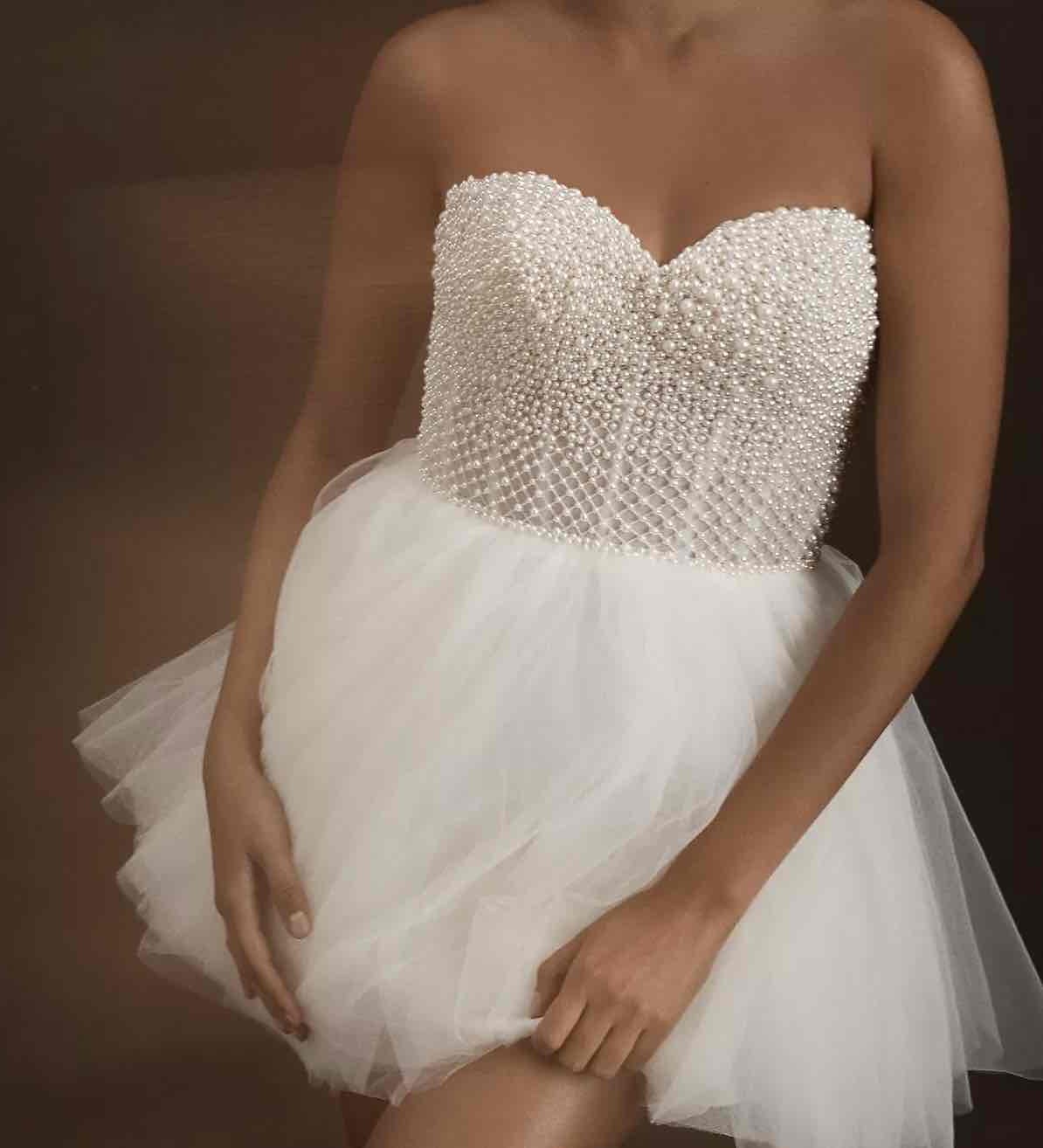 Watters, Maeve Mini Dress New Wedding Dress Save 75% - Stillwhite