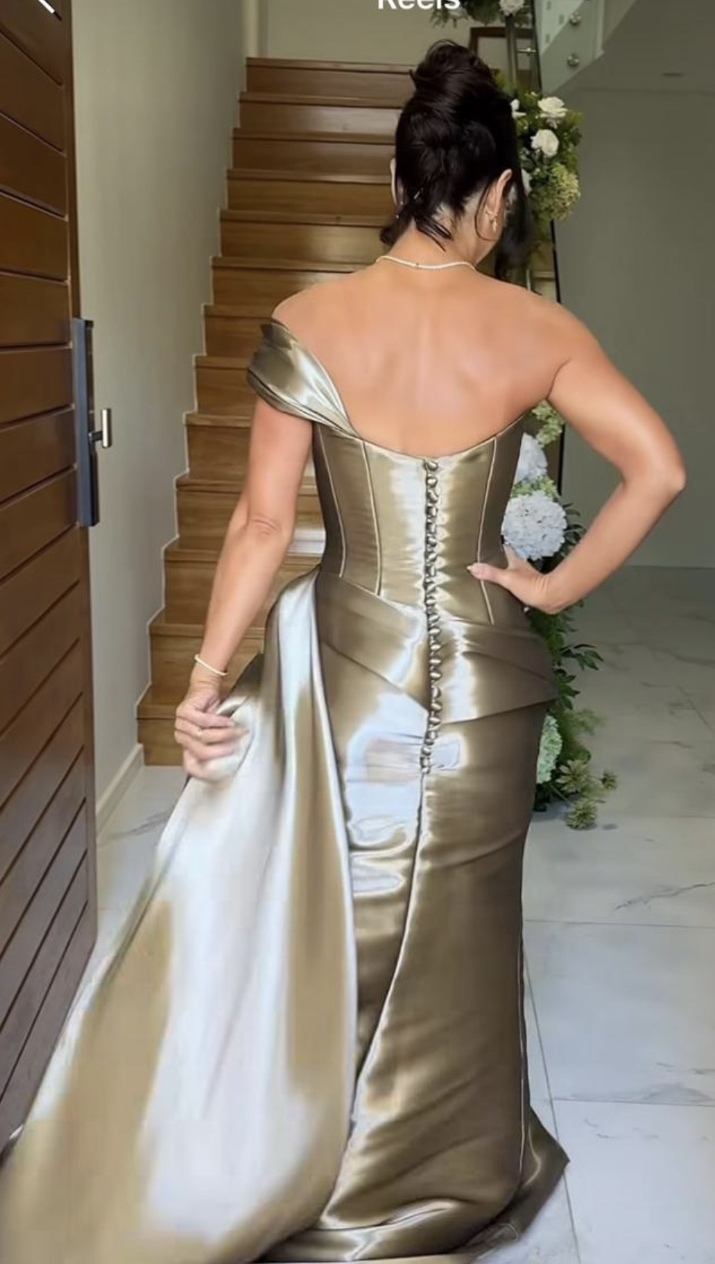 georgina marie couture green dress Ruched Off Shoulder Bodycon Mini Dress main image 0