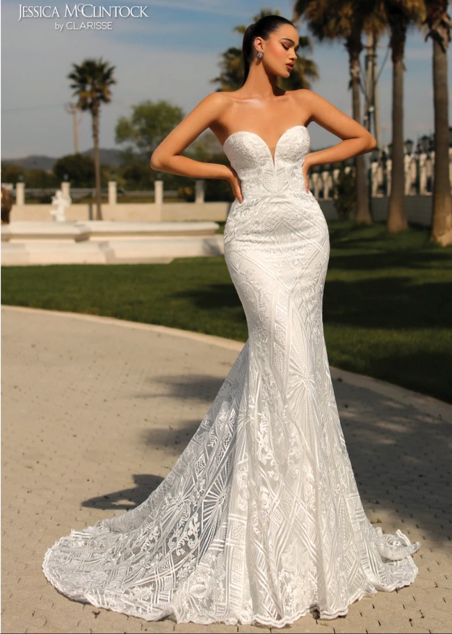 Jessica McClintock, 700359 Sample Wedding Dress Save 57% - Stillwhite