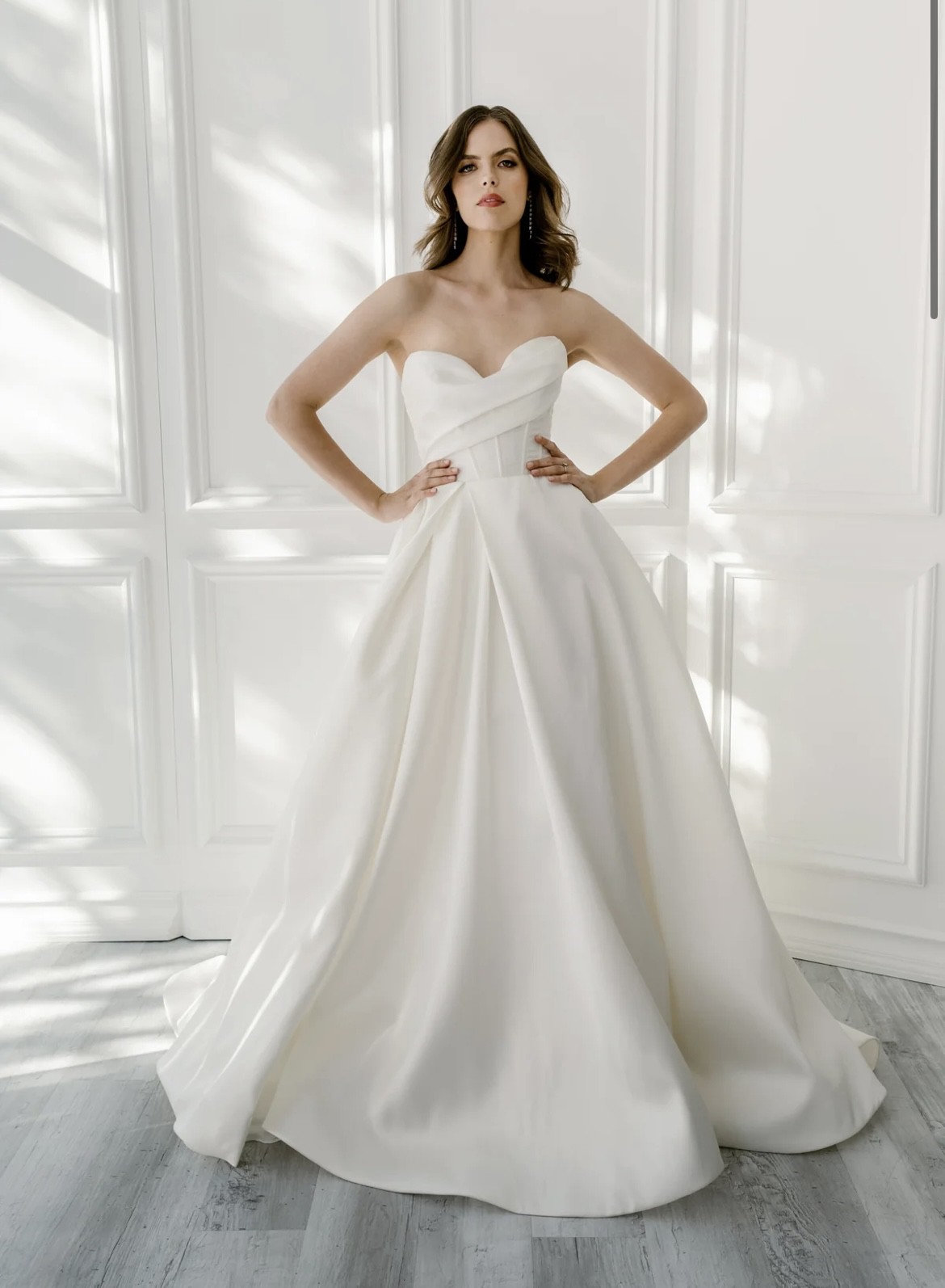 Enaura Bridal, Chardonnay New Wedding Dress Save 14% Stillwhite