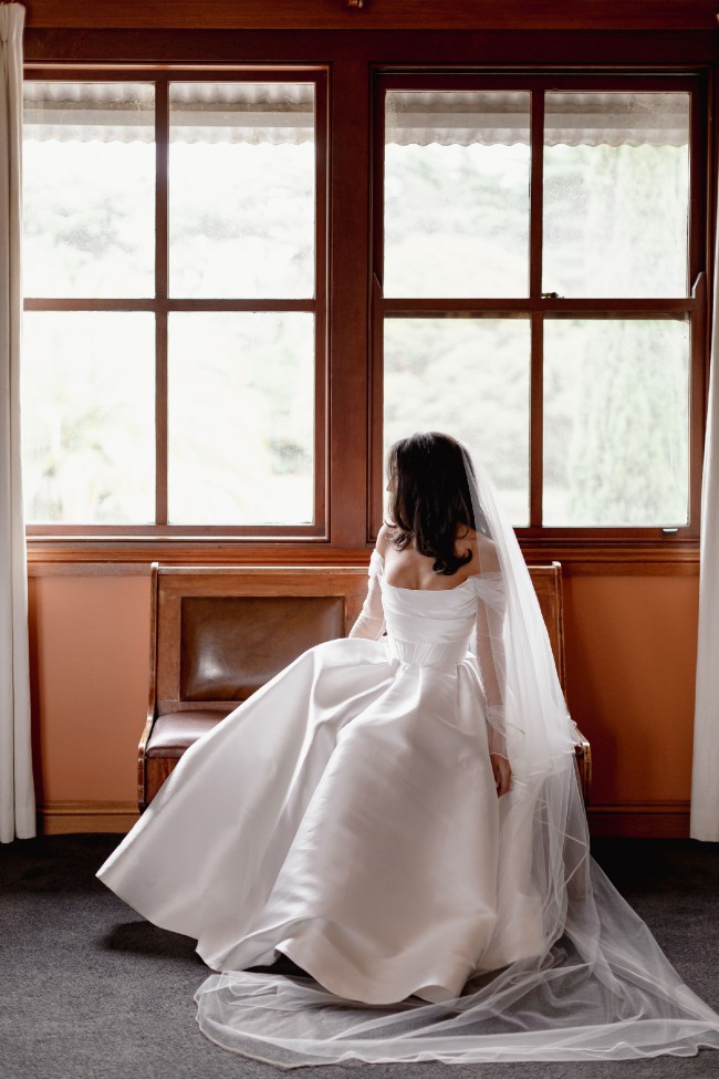 alex perry isobel silk strapless bridal gown