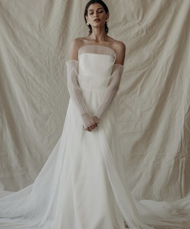 New White Bridal T.C Dress