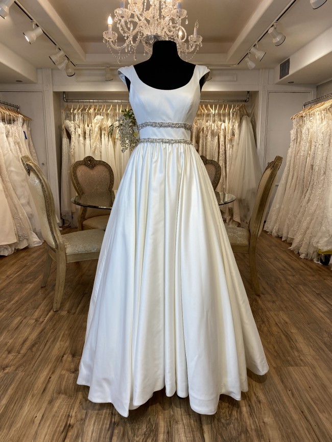 madison james gold dress Madison James Bridal Dress MJ966 – Alexandra's Boutique main image 1