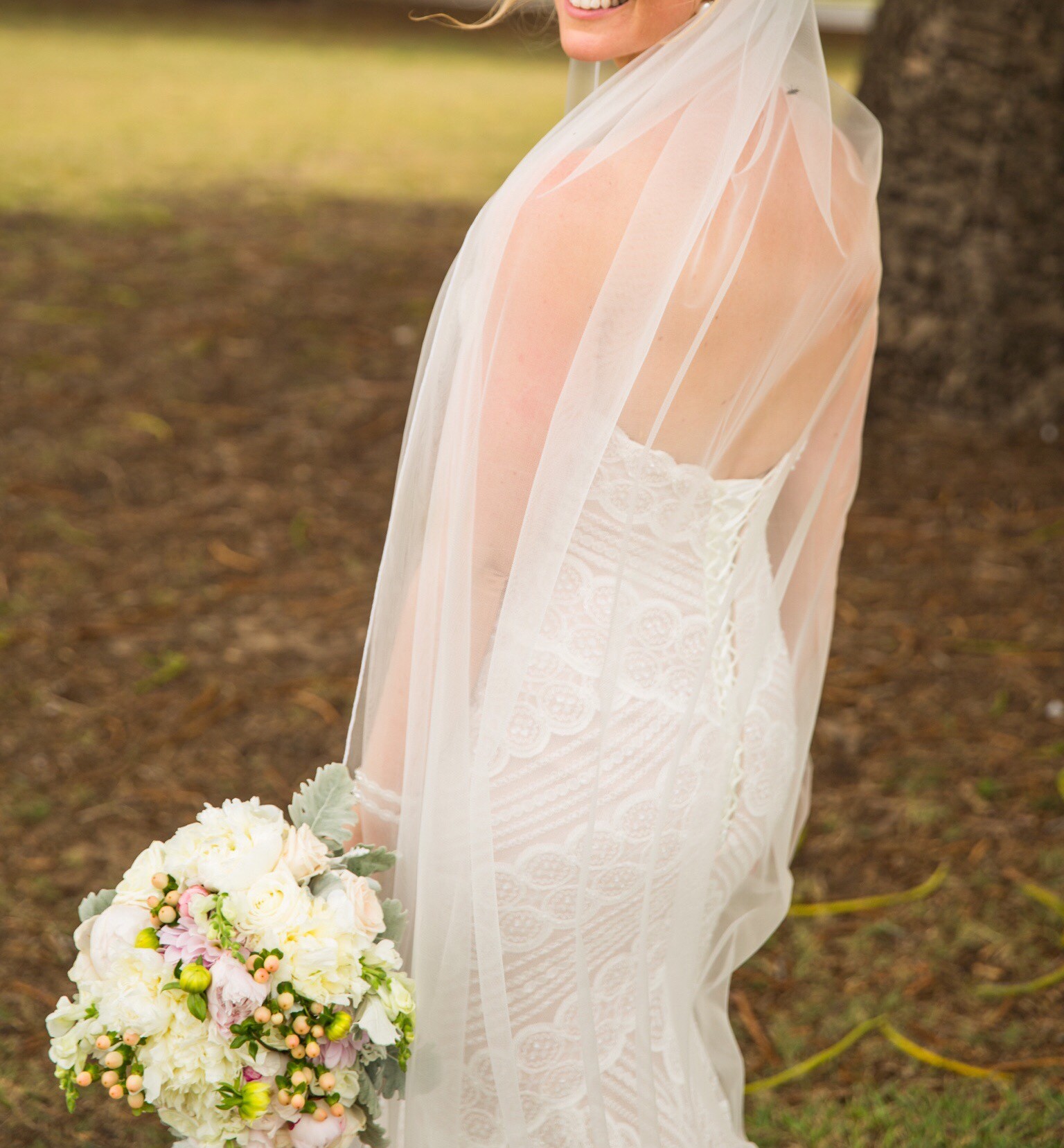 satin a line wedding dress with sleeves