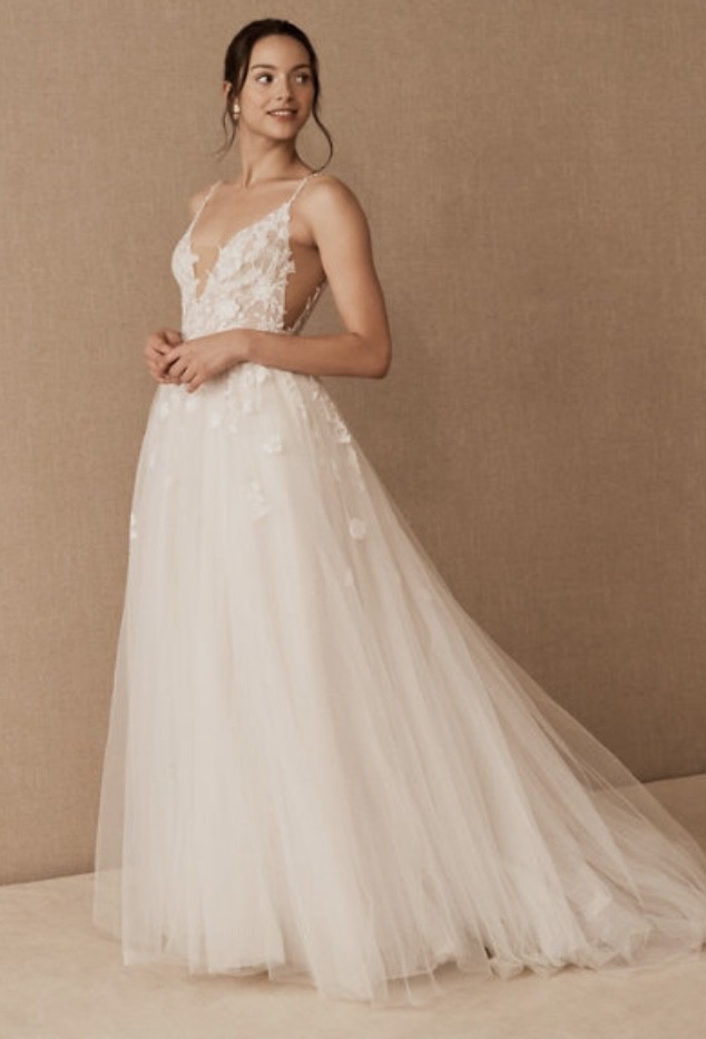 Bridal Gowns Bhldn Feather Dress Wedding Dresses Bhldn Santiago