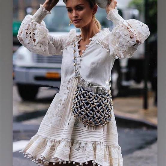 zimmermann corsage embellished mini dress