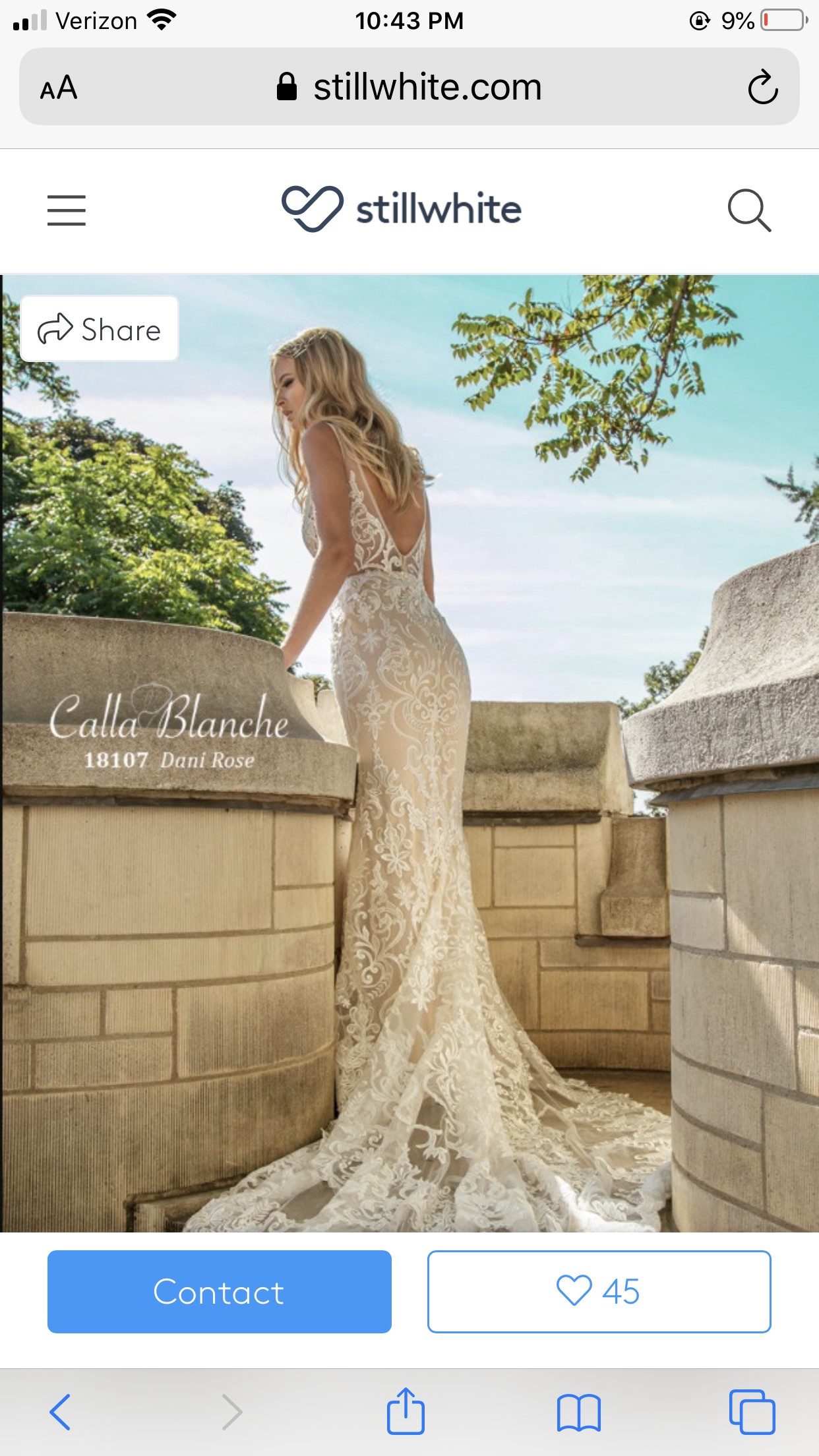 calla blanche dani rose