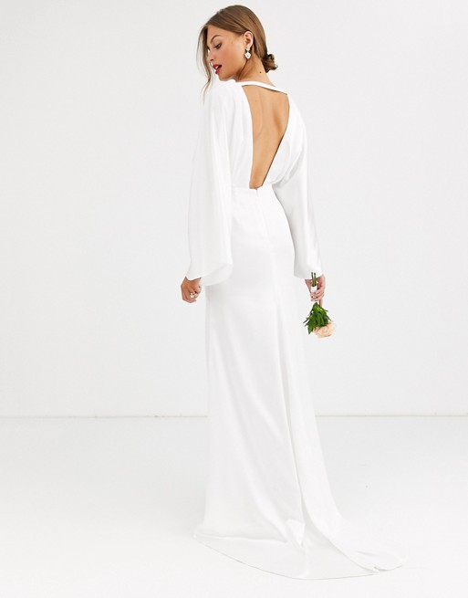 wedding dress kimono sleeve