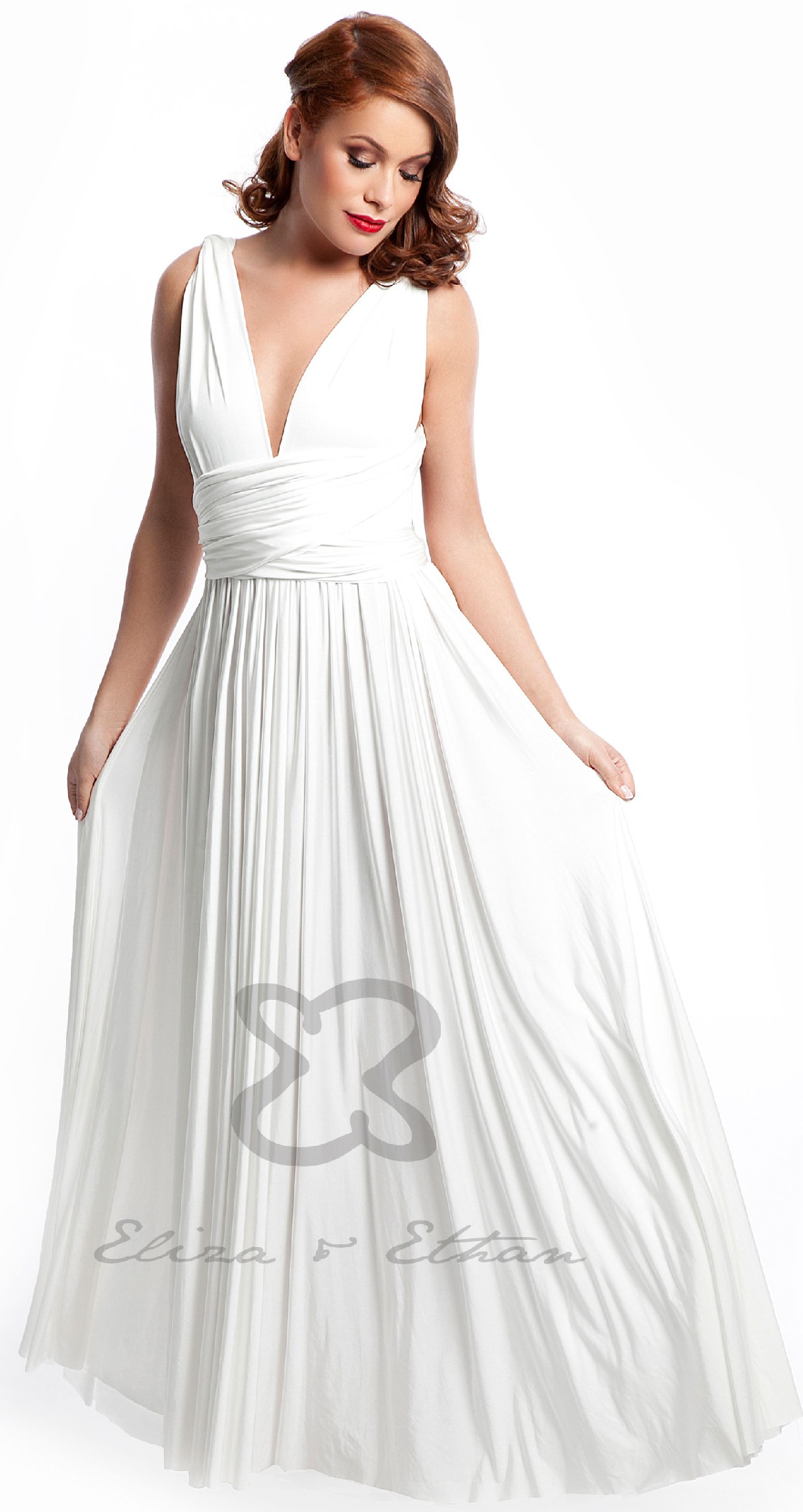 Eliza \u0026 Ethan Multiwrap Dress New Wedding Dress Save 21% - Stillwhite