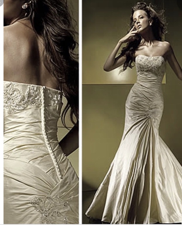 benjamin roberts fishtail wedding dress