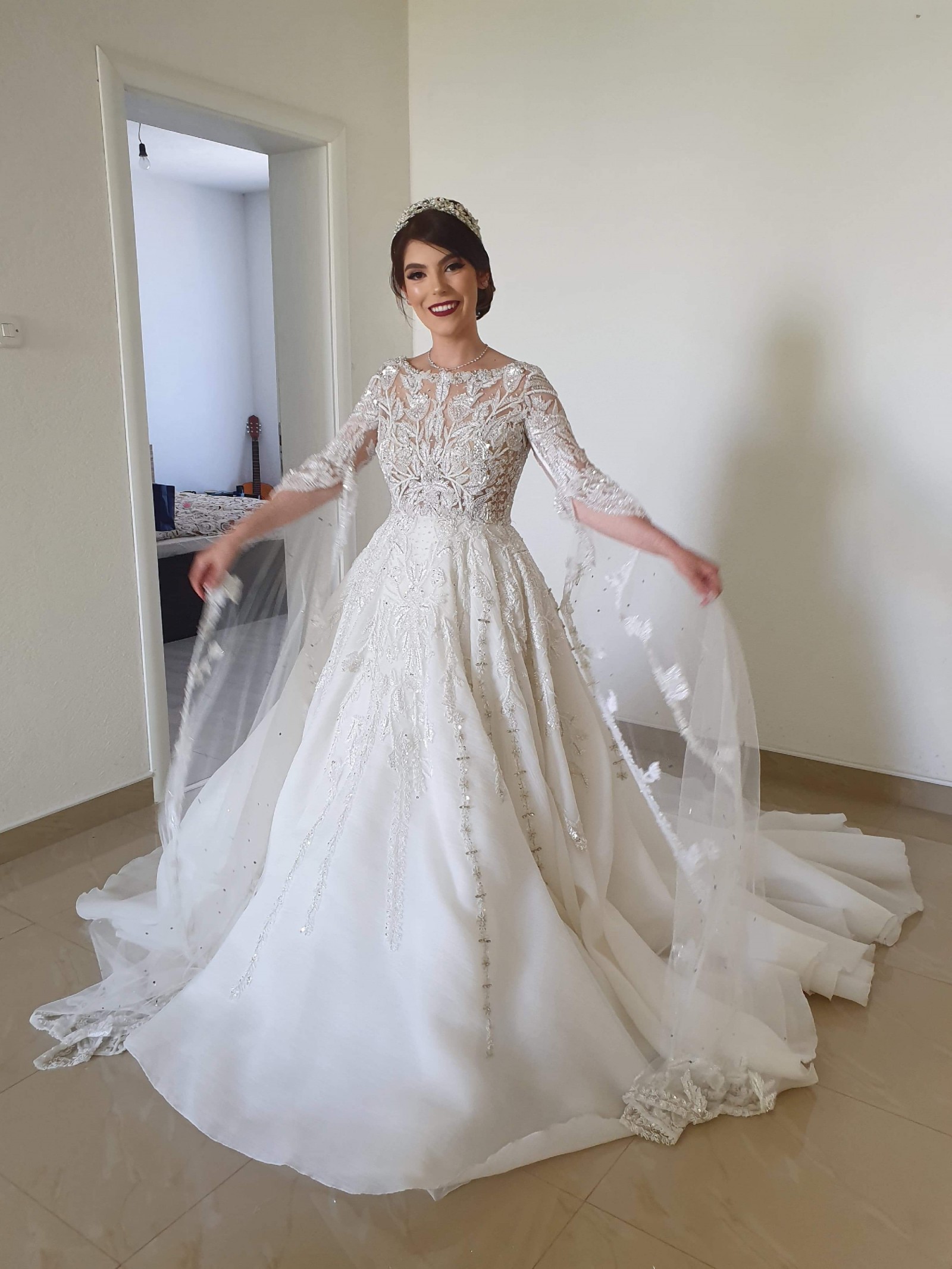 Valdrin Sahiti Custom Made Used Wedding Dress Save 70