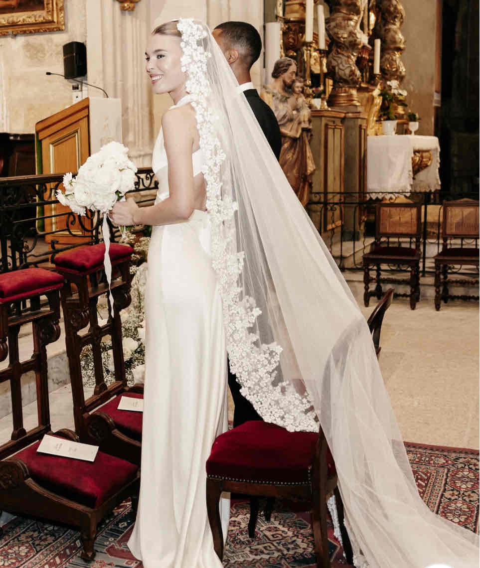 Pronovias White Bridal Veil V-la39 V-LA39 main image 4
