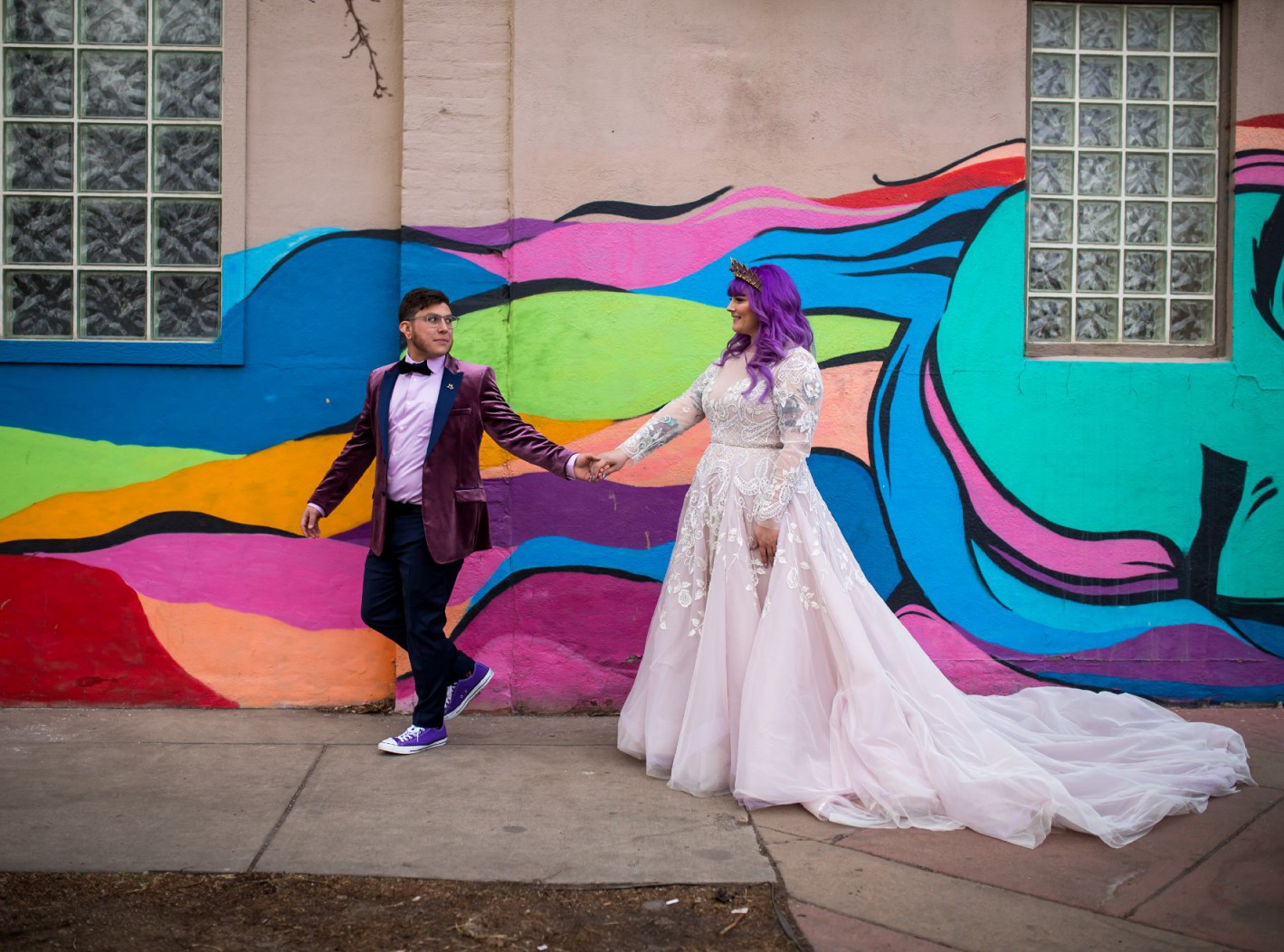 hayley paige purple wedding dress Queen of Genovia