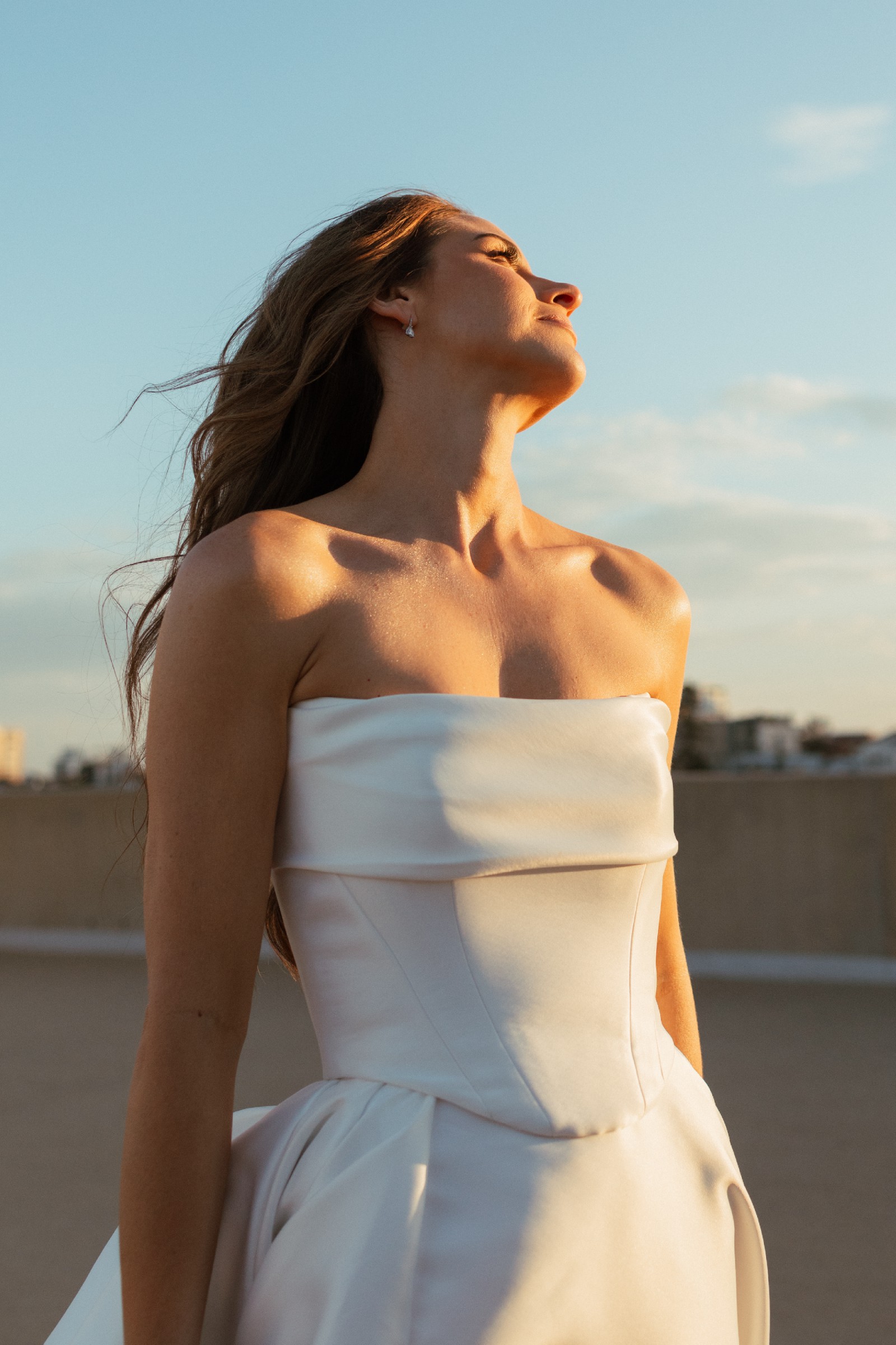 Chosen By KYHA, Milford Skirt & Kasia Corset + Cooper Veil Wedding