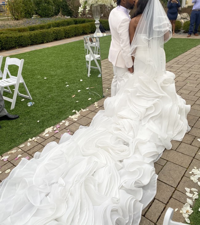 Lena Berisha Swan Dress Preowned Wedding Dress Save 40% - Stillwhite