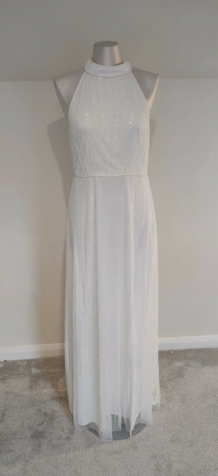 Monsoon, Nikita Embroidered Halterneck Dress New Wedding Dress Save 29% -  Stillwhite