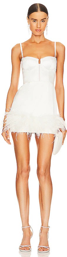fleur du mal lace flare dress Black Le Stretch Lace Plunge Mini Dress