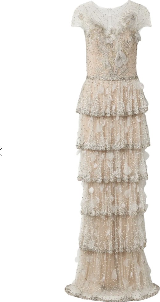 sachin and babi light blue dress MARCHESA Deep V-Neck Ruffle Midi Dress - Dresses & Skirts - Free Shipping