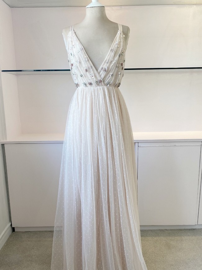 needle and thread neve embellished gown