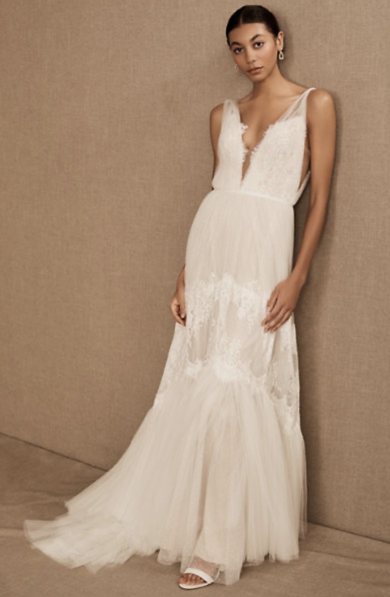 BHLDN Willow by Walters Betony Gown Used Wedding Dress - Stillwhite